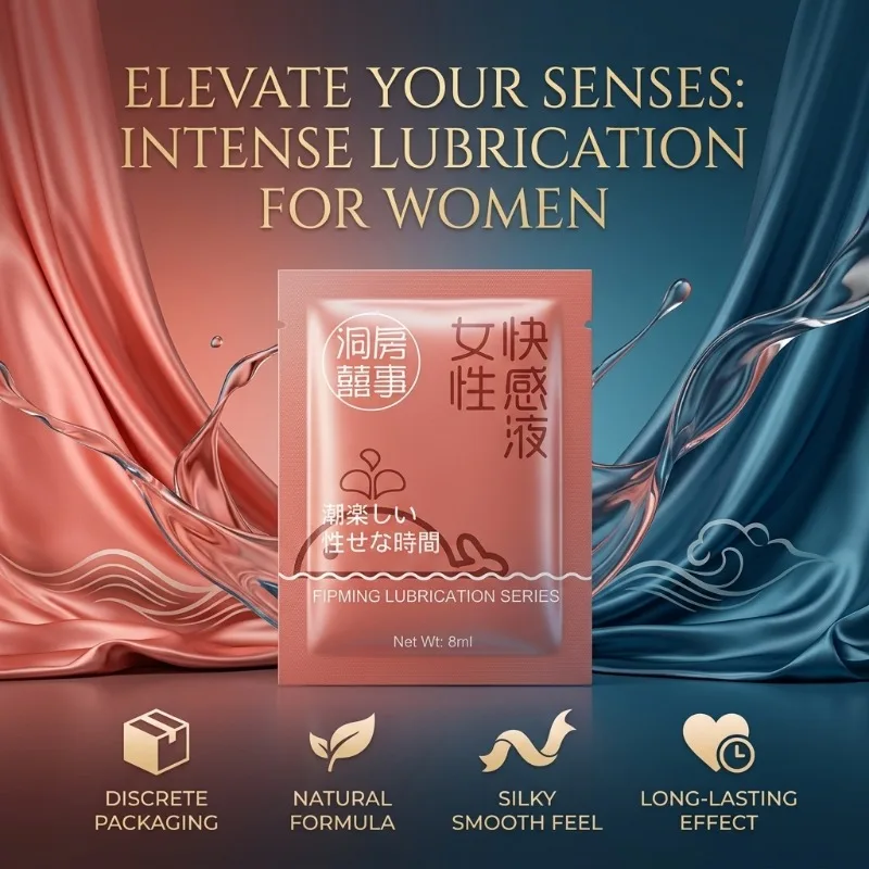 8ml Water Based Intimate Lubricant Smooth Hydrating Gentle Personal Lube Portable Individual Pack For Women Couple Use
