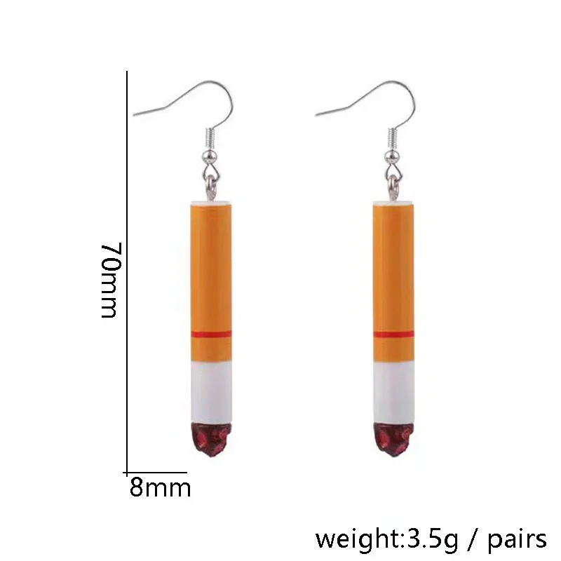 Aihua Klassische 3D-Bierbecher-Ohrringe für Frauen, Persönlichkeit, lustig, Pub, Bier, Zigarette, Würfel, Ohrringe, Party-Schmuck, Geschenke – Detail 16
