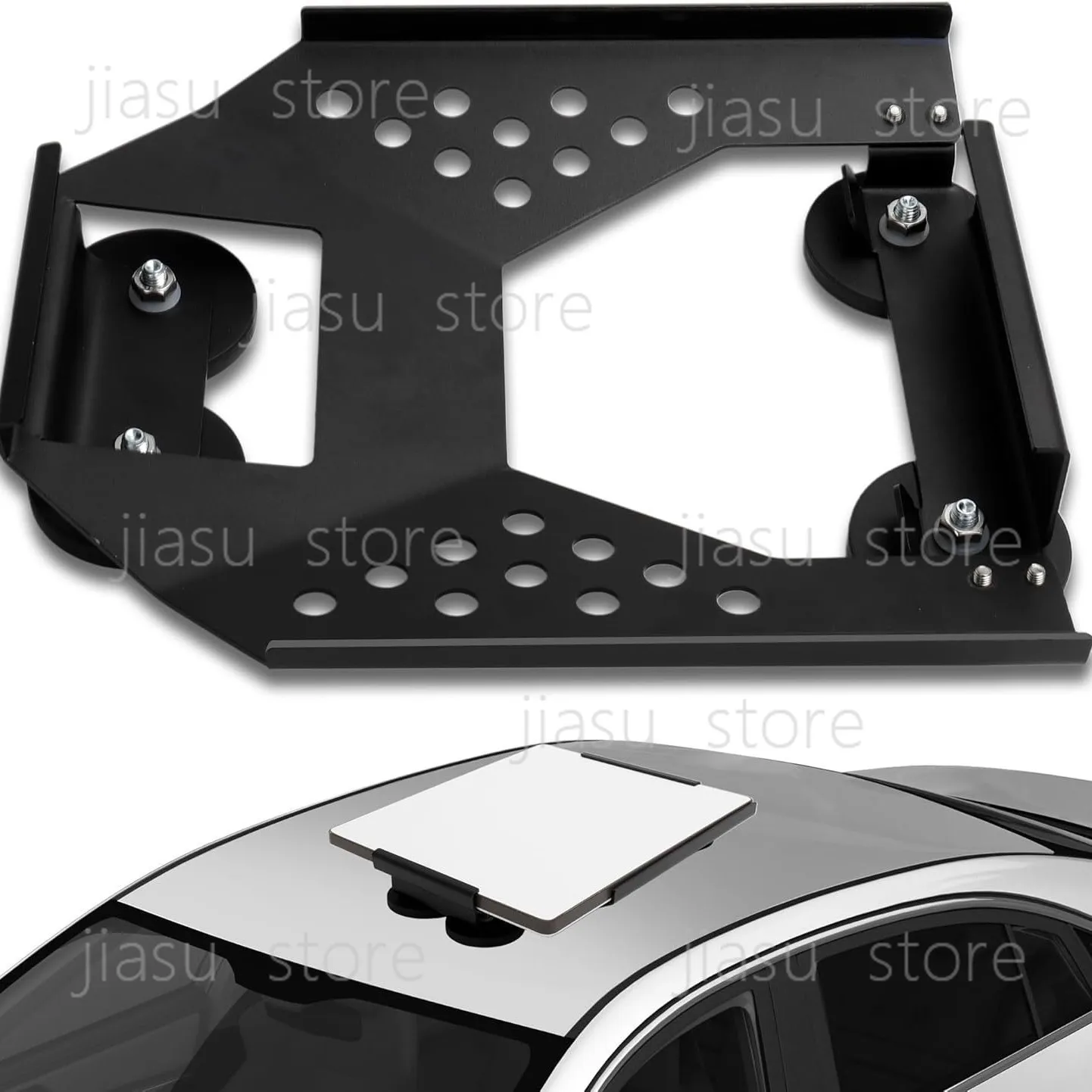 

Mini Car Roof Signal Holder, V4 Magnetic Mounting Bracket with 30KG Adsorption, Metal Construction for Mobile Signal Device