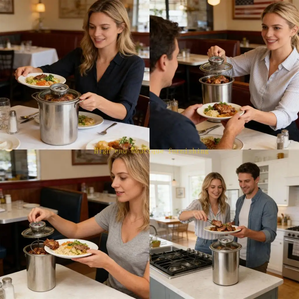 L9NB Professional Steamer With Visible Glass Lid And Included Temperature Monitor