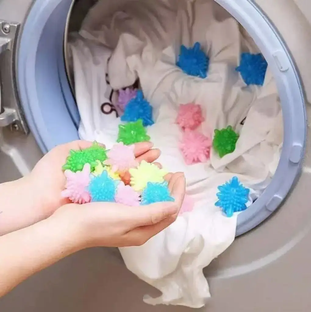 12 Pcs Reusable Anti-Tangle Laundry Balls, Washing Machine Balls, Soften Clothes Reduce Wrinkles, Household Laundry Helper