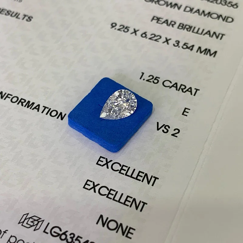 CxsJerem DEF VS-VVS1 CVD HPHT Lab Grown Diamond Round Oval Emerald Marquise Cut Loose Diamond For Jewelry Making IGI Certificate