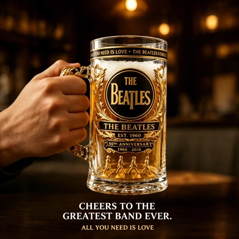 Пивная кружка The Beatles к 66 – обзор и цена Vintage Collectible Glass