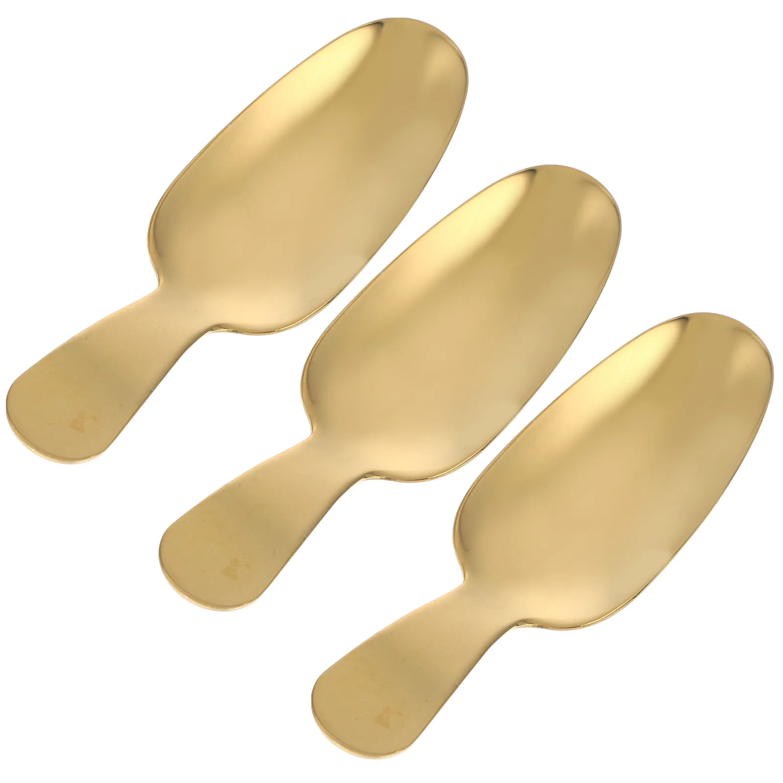 

3pcs Dessert Spoon Short Handle Stainless Steel Teaware Accessories Cake Ice Cream Tool Tableware Soup Spoon Kitchen Bar