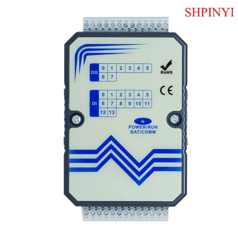 

Промышленный контроллер ПЛК Ethernet MODBUS 14DI 8DO 4AI 2AO Модуль ввода-вывода (A-5389)