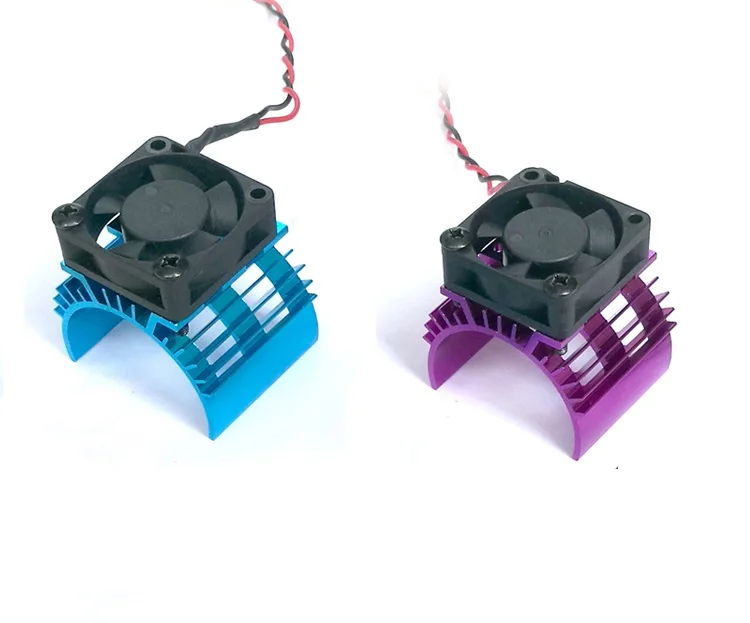 540 550 motore a spazzole 3650 3660 motore brushless Heat Siink + ventola di raffreddamento per 1/10 R/C hobby racing drift car R/C camion