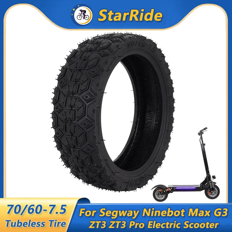 70/60-7.5 Offroad Schlauchloser Reifen für Segway Ninebot Max G3 ZT3 ZT3 Pro Scooter Ersatzreifen Zubehör Vakuumreifen Teile