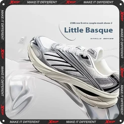 Xtep Little Basque Athletic Shoes Unisex  Summer Vintage Sports Shoes Comfortable Non-Slip Durability Sneakers 876319320003