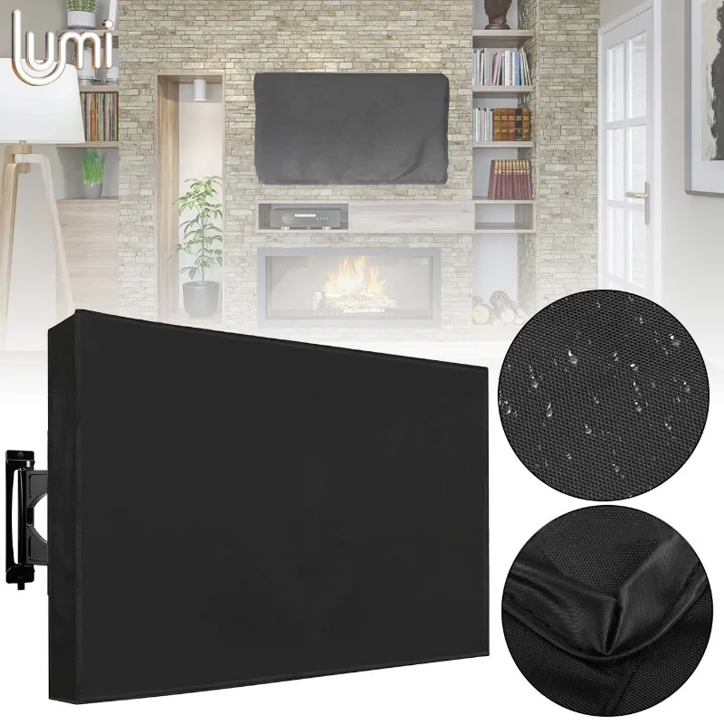 

Dustproof TV Covers Living Room Television Protective Shell Soft Oxford Fabric Anti Dust Protector for Flat Screen Television