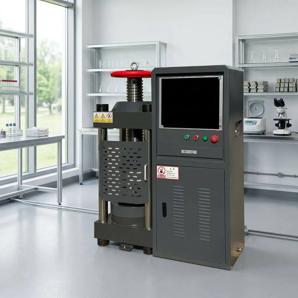 Advanced Digital Compression Testing Machine 200 Ton with High Accuracy 1% Sensor 1 Year Warranty