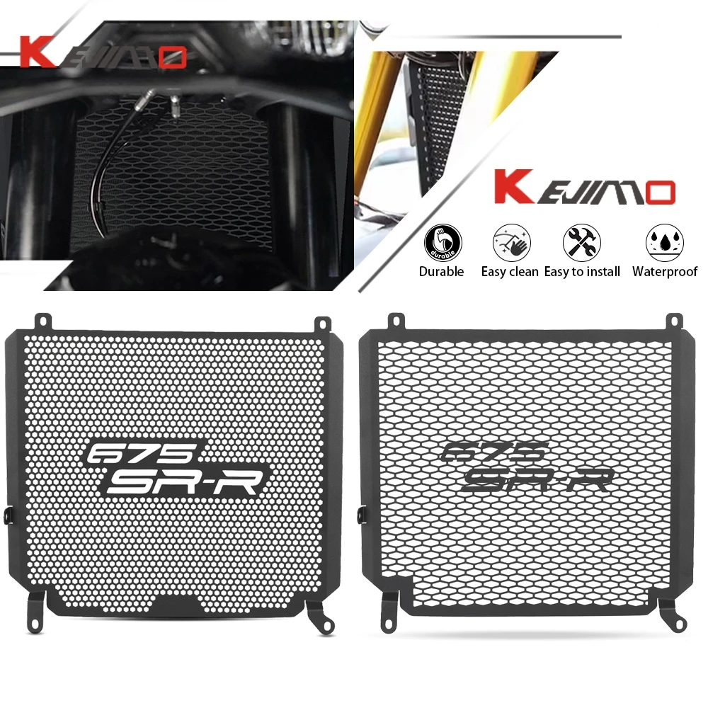 

Motorcycle 675 SR 675SS For CFMOTO CF MOTO 675SR 675SR-R 2024 2025 2026 675 SRR Radiator Grille Guard Cover Fuel Tank Protect