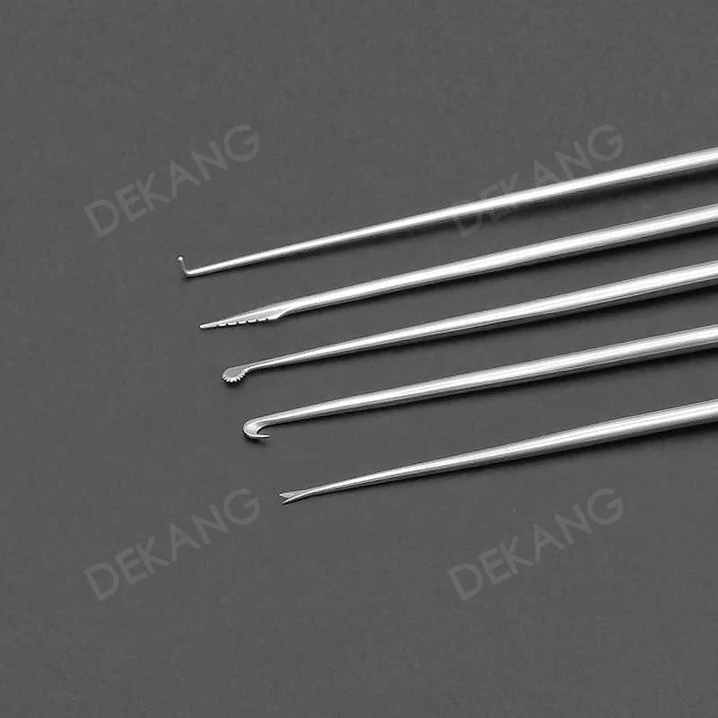 Arthroscopic Probe Hook Banana Knife Rose Knife Cutter Hook Knife Curved Knife Scraper Spoon