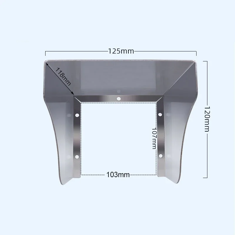 

Stainless steel Protection Rain Waterproof metal Cover for Socket Door lock RFID Access Control Machine System Reader doorbell