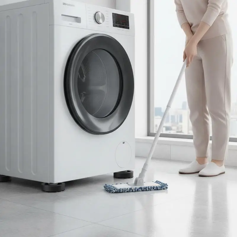 4Pcs Waterproof Anti Vibration Washing Machine Feet Pads Non Slip Rubber Mats Prevent Floor Damage for Household Appliances