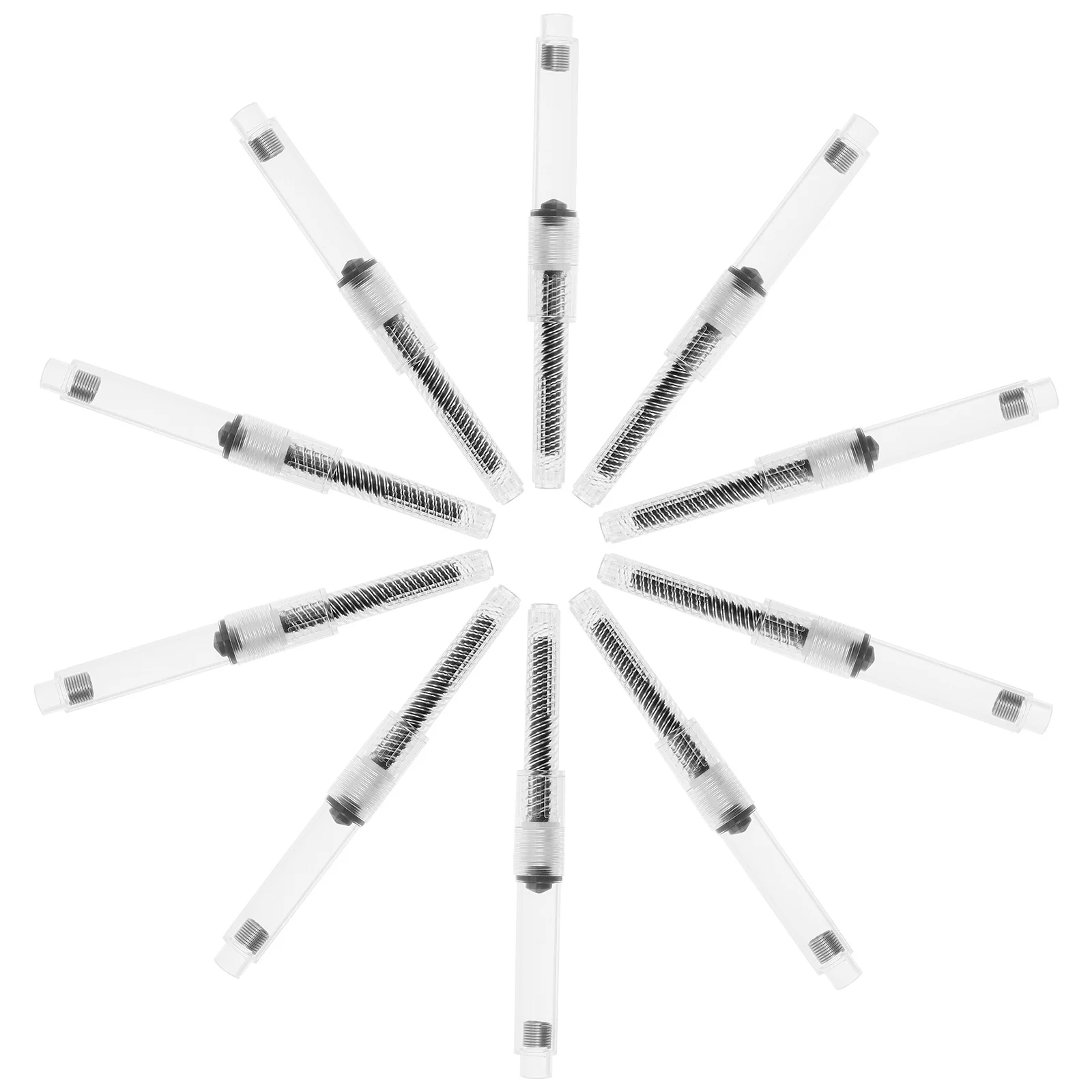 10 Pcs Fountain Pen Blotter Ink Converter Absorber Spring Spiral Absorbers Plastic Absorbing Supplies
