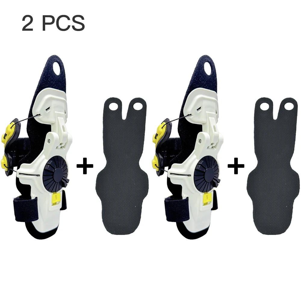 Motorpolsbeschermer X8 polssteun wit zuur geel M/L motorfiets beschermende uitrusting
