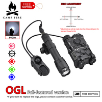 WADSN OGL PEQ15 NGAL Red Green Blue IR Battery Box Surefir M300 M600 Flashlight AR15 Accessories AXON Dual Pressure Switch
