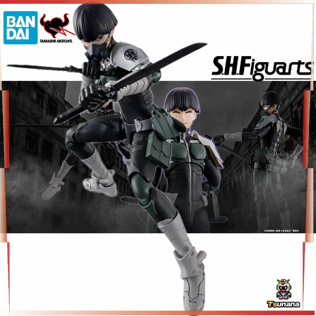 الأصلي S.H.Figuarts SOSHIRO HOSHINA أنيمي الشكل Kaiju-no.8 KAIJU عدد ثمانية عمل تمثال جمع البلاستيكية نموذج دمية