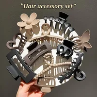11pcs Hair Clip Set Women's Model High-end Frosted Clip Set Multi-Style Back Head Exquisite Hair Shark Clip Headwear 2026 4
