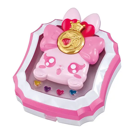 Genuine Bandai Pretty Cure Gacha Toys All Star Transformation Mirror Box Ornament Anime Model Ornaments Action Figure Toys Gifts
