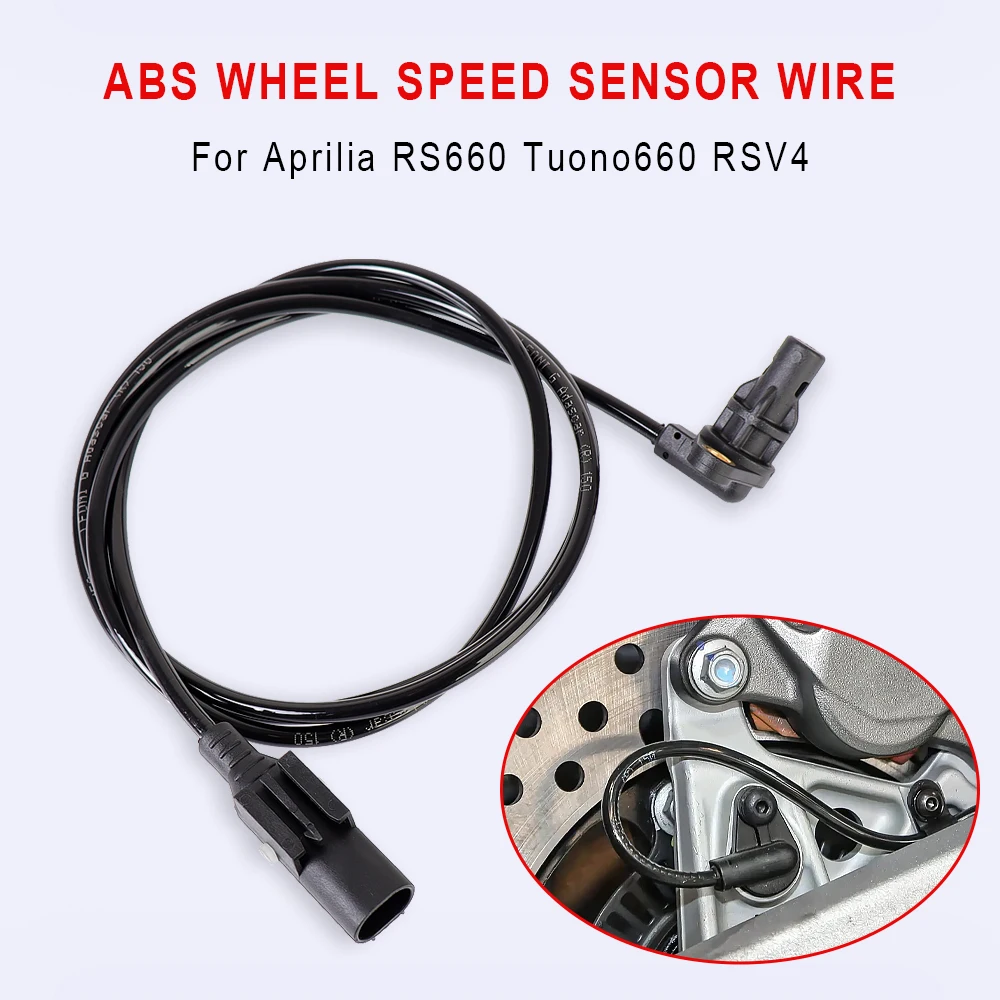 

Front Rear ABS Wheel Speed Sensor Wire For Aprilia RS660 RSV4 Tuono660 RS V4 660 Tuono 660 Silicone Cord Motorcycle Accessories