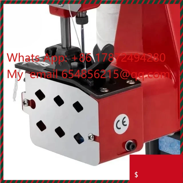 Industrial Electric Wrapping Sewing Machine – Battery-Operated Portable Handheld Tool for Thick Fabric & Bags