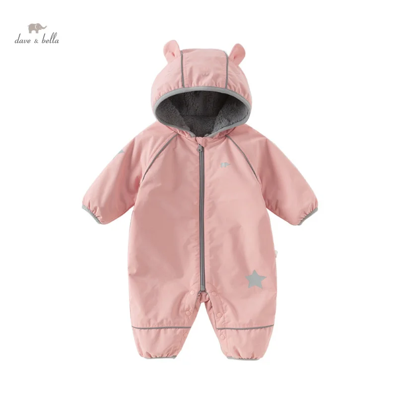 Dave Bella Baby Jumpsuit Newborn Creeper 2024 New Autumn Winter Boys Girls Baby Romper Casual Comfortable Cute Sweet DB4243683