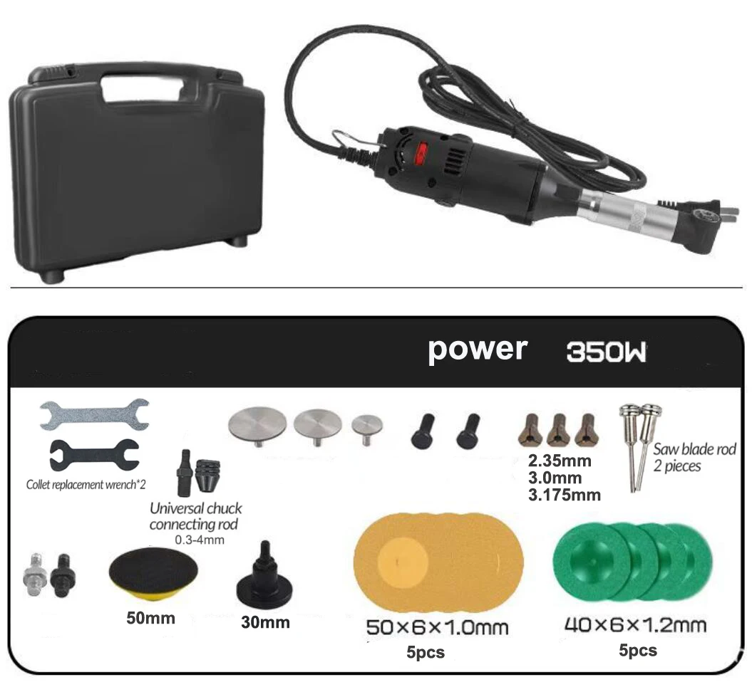 350 واط 90 درجة سرعة قابل للتعديل الكهربائية الكوع سيراميك ماكينة خياطة أدوات تنظيف البلاط 6 سرعات متغيرة مستقيم طحن #1