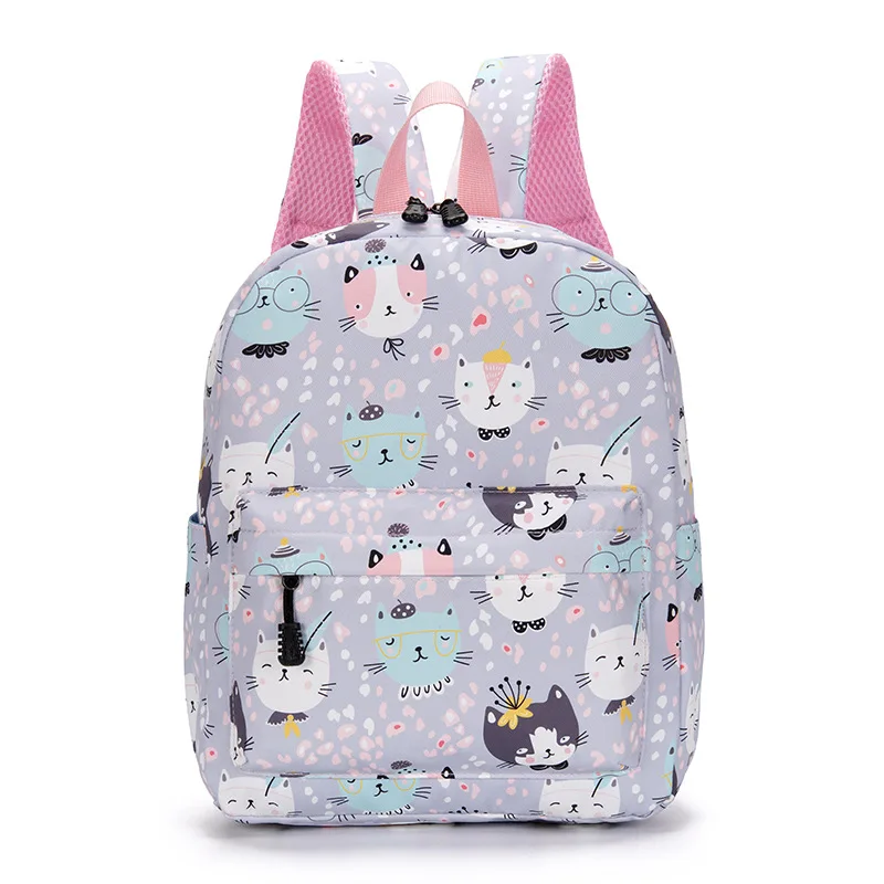 Kindergarten Schoolbag Kids Bags Backpacks Dinosaur Print Boy Knapsack 3-6 Years Old Rainbow Unicorn Cartoon Children's Packsack