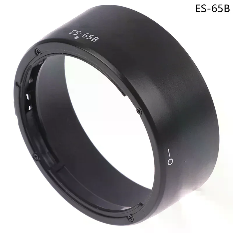 ES65B Camera Lens Hood ES 65B Sun Shade Cover for EOS R RP R5 R6 with RF 50MM F1.8 STM 43MM Diameter Filter Lens
