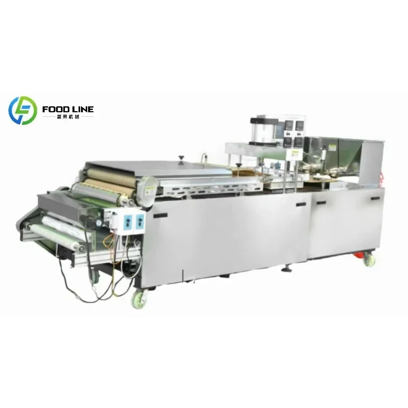 FL Automatic Copper Pancake Tube Coil Making Machine Electric Tortilla Press for Sale Pancake Cake Make Customized