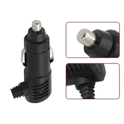 Car Cigarette Lighter Charger Accessory Socket Plug DC 12V 24V Charger Connector LED on-Off Switch Fit for Universal Vehicle