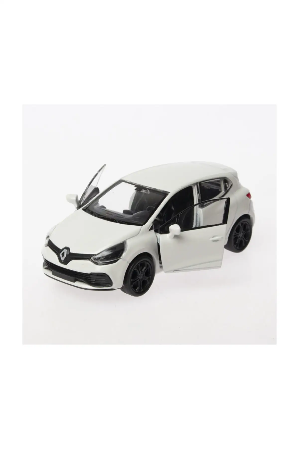 1:36 scale Diecast Renault Clio Rs-White