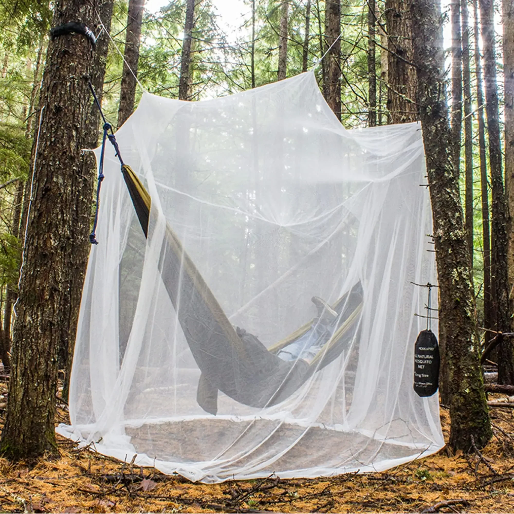 

Breathable Polyester Mesh Canopy for Outdoor Camping, Easy to Carry and Install, For Outdoor Hiking Camping Fishing