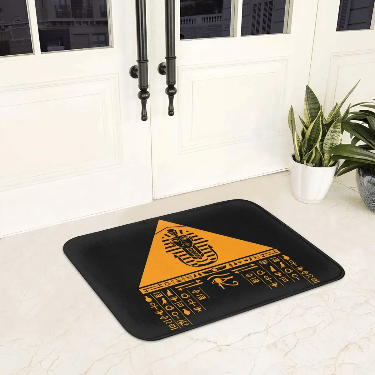 Ancient Egypt Egyptian Pyramids Birthday Gift Anti-slip Doormat Floor Mat Carpet Rug for Kitchen Entrance Bedroom Footpad Mats