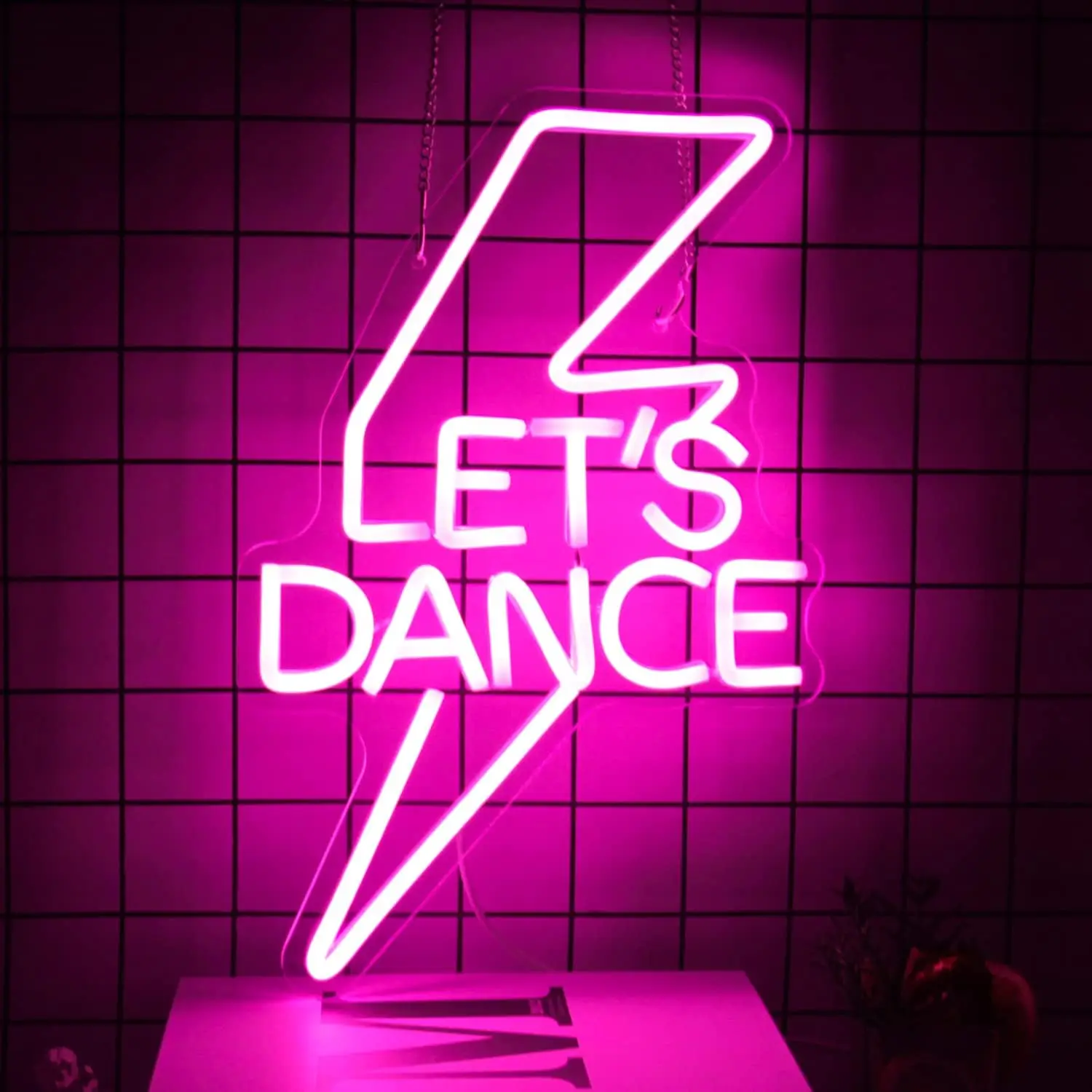 let's-dance-ネオンサイン-ピンク-led-レターライト-ライトニング-ネオン-寝室-バー-結婚式-誕生日パーティー-ボール-ディナー-デコレーション-女の子へのギフト