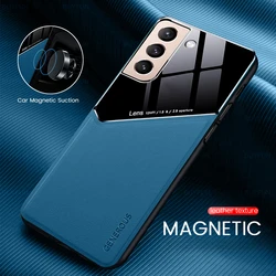 Per Samsung Galaxy S24 S23 Plus Cover TPU supporto magnetico per auto Galaxy S22 S21 S20 Ultra FE S10 Plus custodia protettiva Coqu