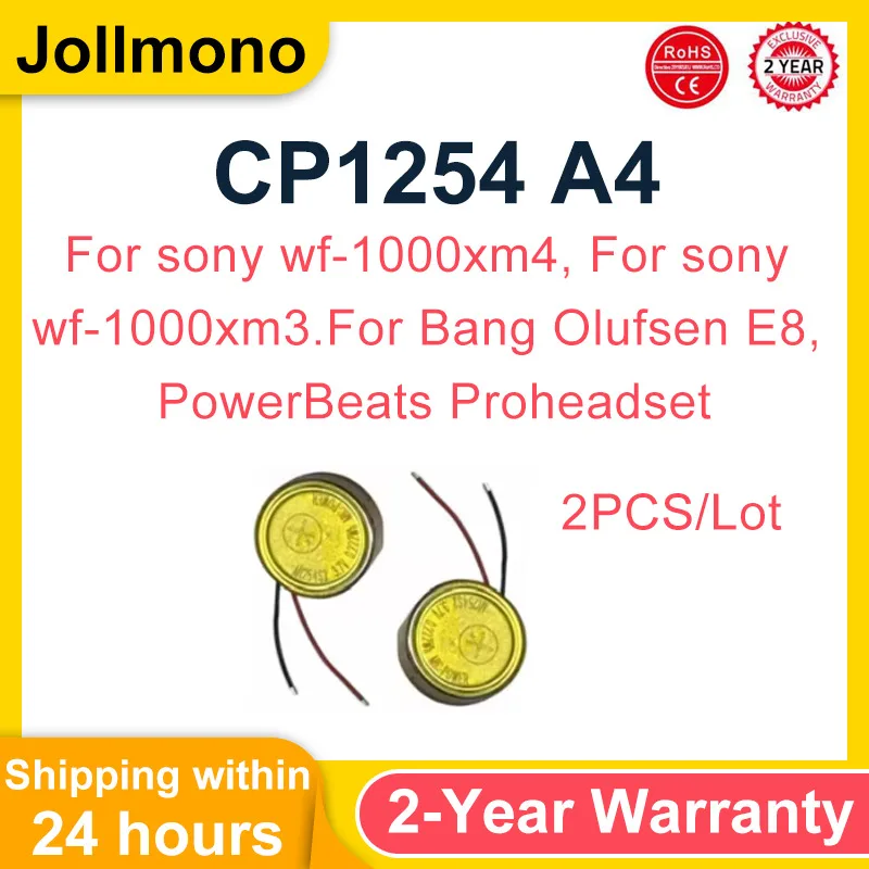 2PCS/Lot CP1254 A4 Original Rechargeable Battery Li-Ion CP1254 A4 LIR1254 For Beats By Dre Powerbeats Pro headset+Free Tools 5