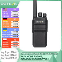 Retevis RT40 DMR Digital License-free Walkie Talkie PMR446 Analog Walkie-talkie 1 or 2 Pcs Portable Two-way Radio for Security