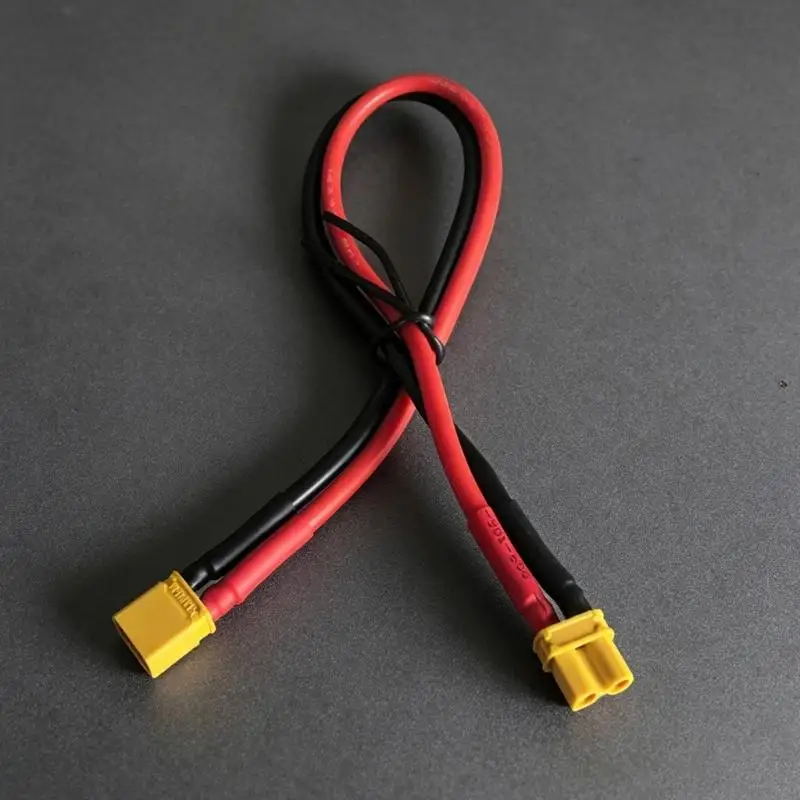 652F 14AWG XT30 Plugs Adapters Cable For Solar Panel And Model Aircraft Power Supply