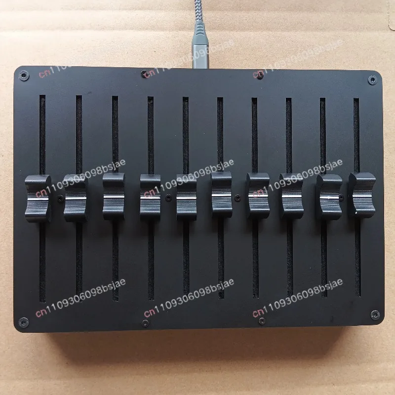 10-Way Fader Fader Customizable CC Information USB Interface MIDI Controller for Music Host Software