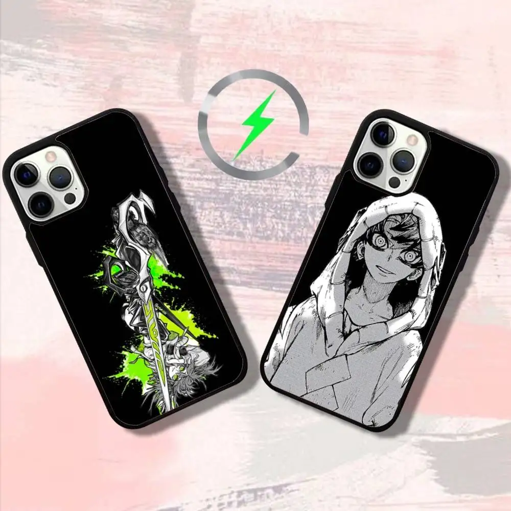 

Чехол для телефона аниме G-Gachiakutas для iPhone 17,16,15,14,13,12,11,Pro,Max,Plus,Mini,SE4,E с магнитной беспроводной зарядкой Magsafe