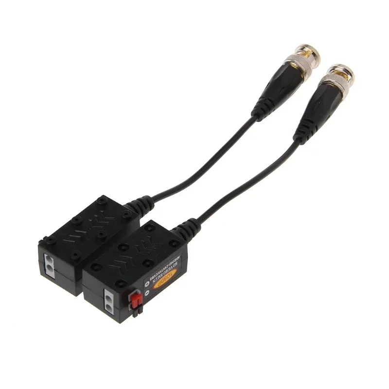 1 زوج 1CH السلبي UTP CCTV فيديو Balun جهاز الإرسال والاستقبال لكاميرا HDCVI HDTVI AHD CVBS