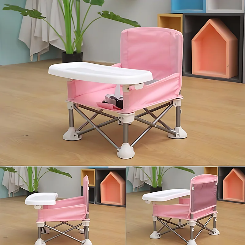 Baby Dining Chair Foldable Portable Baby Chair Dinner Table and Chairs Children Folding Dining Chair Feeding Chair Baby Chair