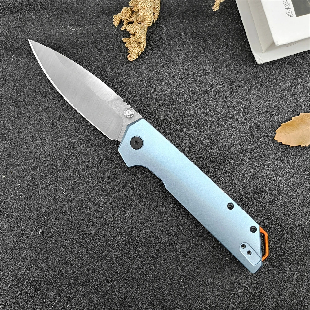 

KS 2038 Pocket Folding Knife D2 Steel Blade Aluminum Handle Everyday Carry Outdoor Camping Survival Knives Kitchen Fruit Cutter