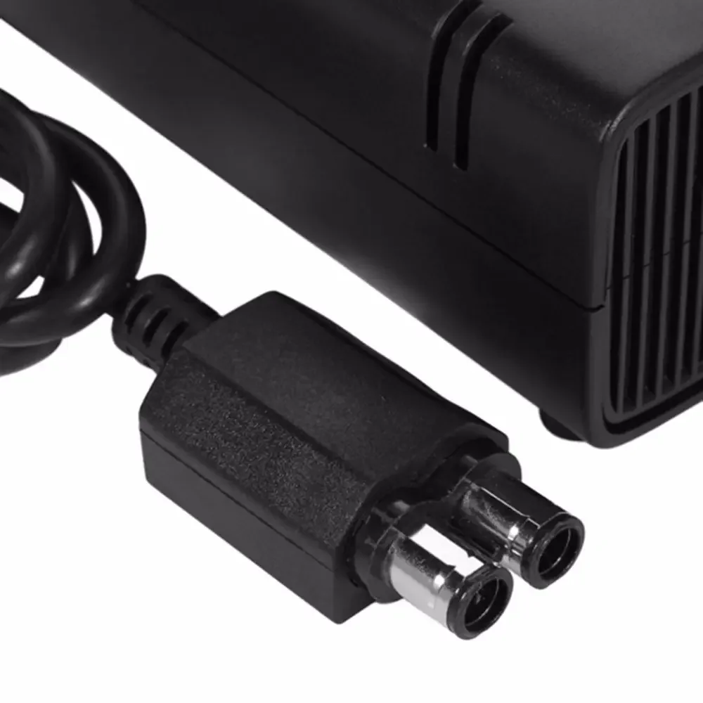 Adaptador de pared para consola XBOX 360 Slim, adaptador de CA, fuente de alimentación con Cable, enchufe para EE. UU., UE y Reino Unido