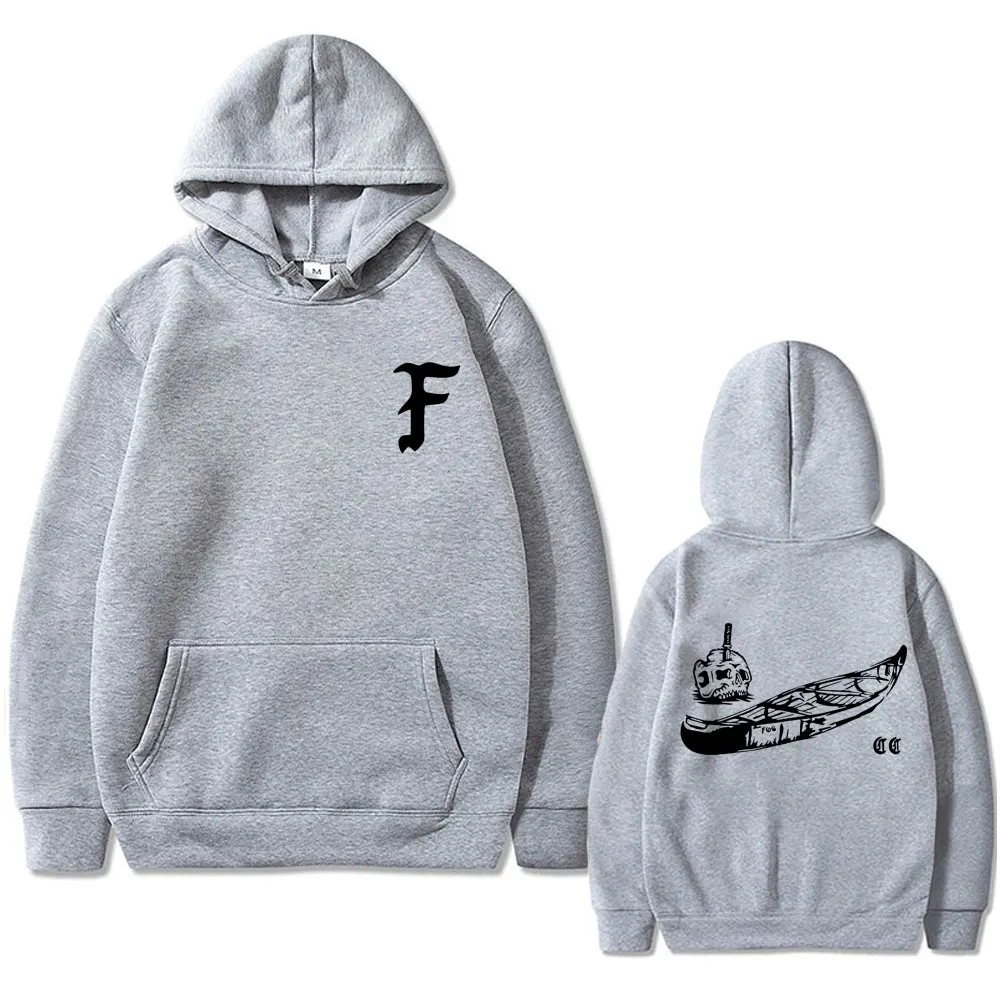 26Forward Observations Group Canoe Club Custom Print Hoodie Skeleton Vintage Hoodies Streetwear Male Casual Oversized Sweatshirt