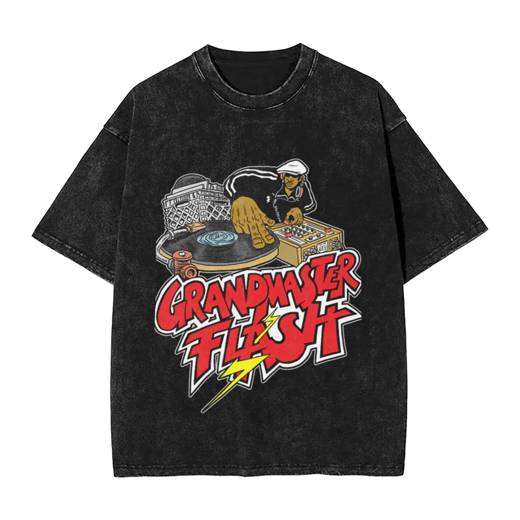 Grand Master Flash Unique Comfort A T-Shirt Oversized Short Sleeve Men's Women's Cotton Tees Tops