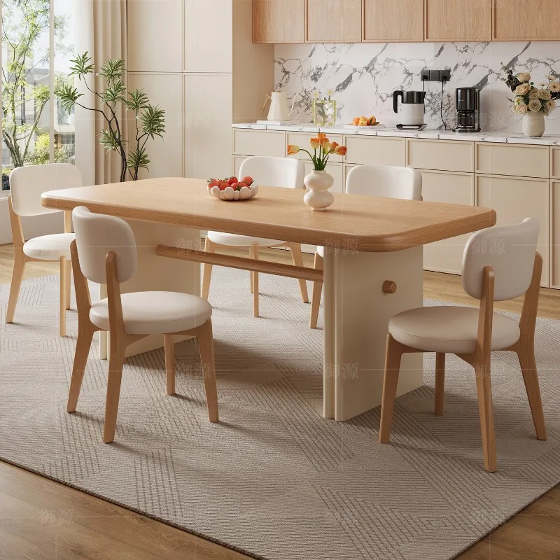 Chairs Wood Dining Table Coffee Restaurant Kitchen Nordic Modern Dining Table Designer Lounge Mesas De Jantar Home Furniture