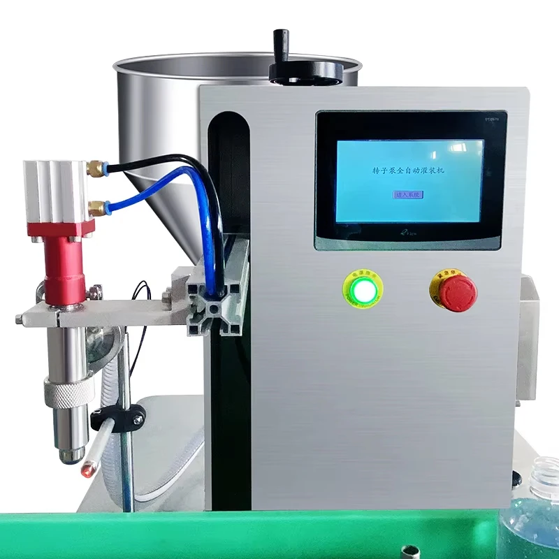 Auto Rotor Pump Filler with Core Motor for Honey Peanut Butter Chocolate Olive Oil Yogurt Lotion view 3